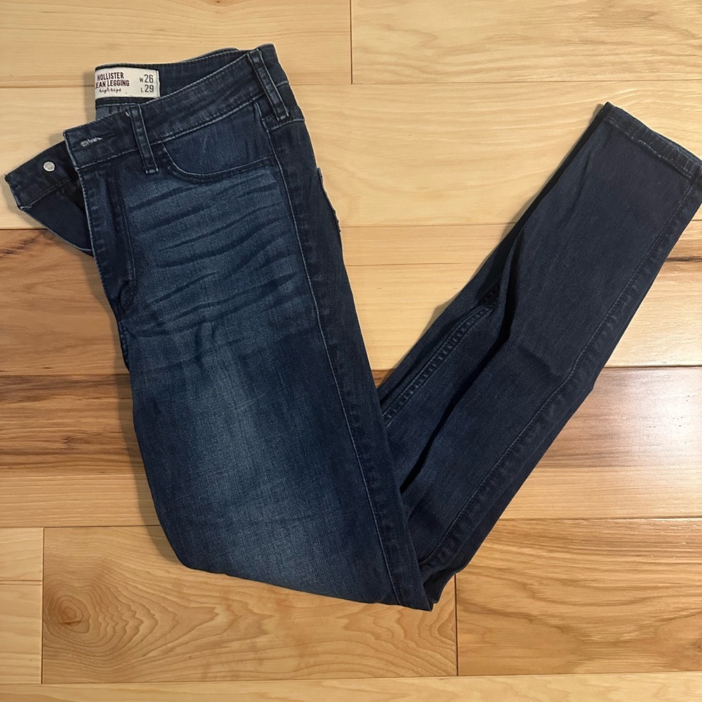 high waisted skinny Hollister jeans